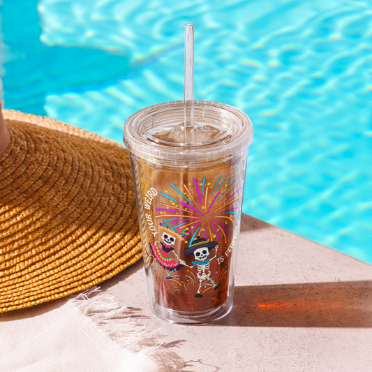 Perfectly Weird - Clear Plastic Tumbler