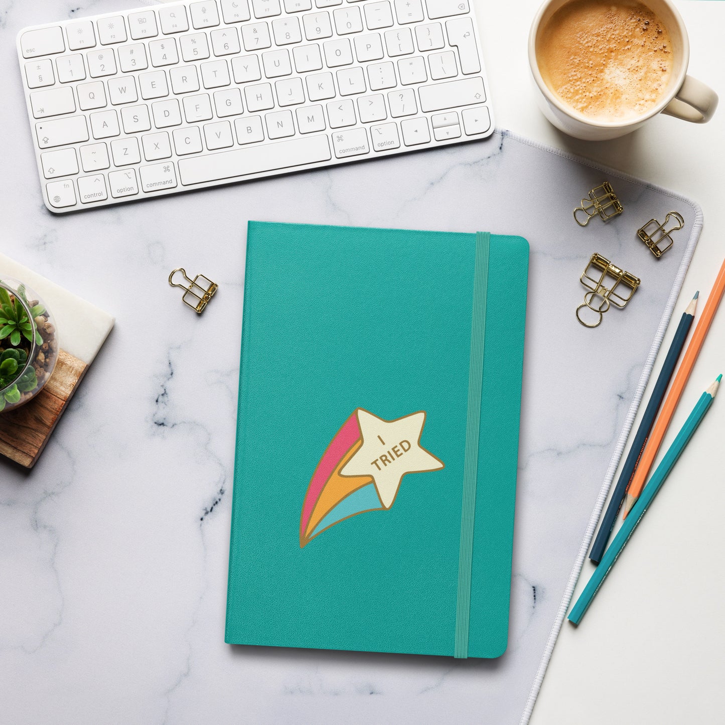 I Tried - Hardcover bound notebook