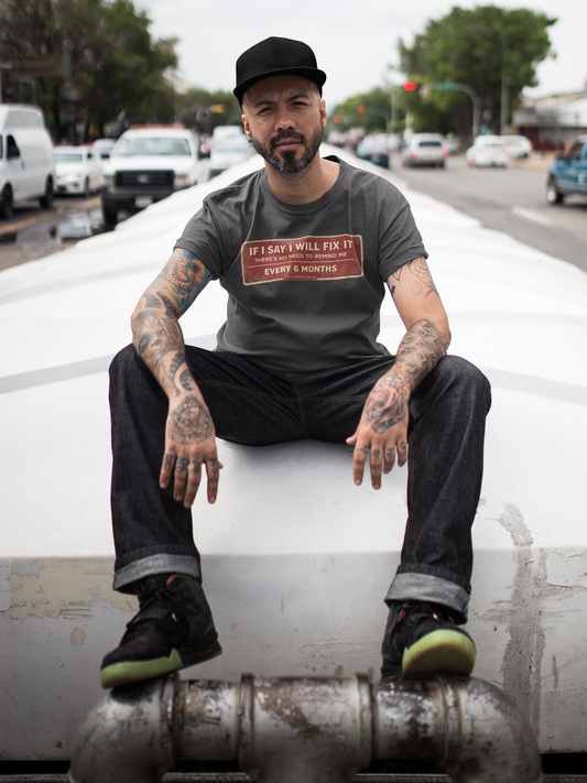 Men's Graphic T-Shirt - "If I Say I Will Fix It" | Tee Noodle