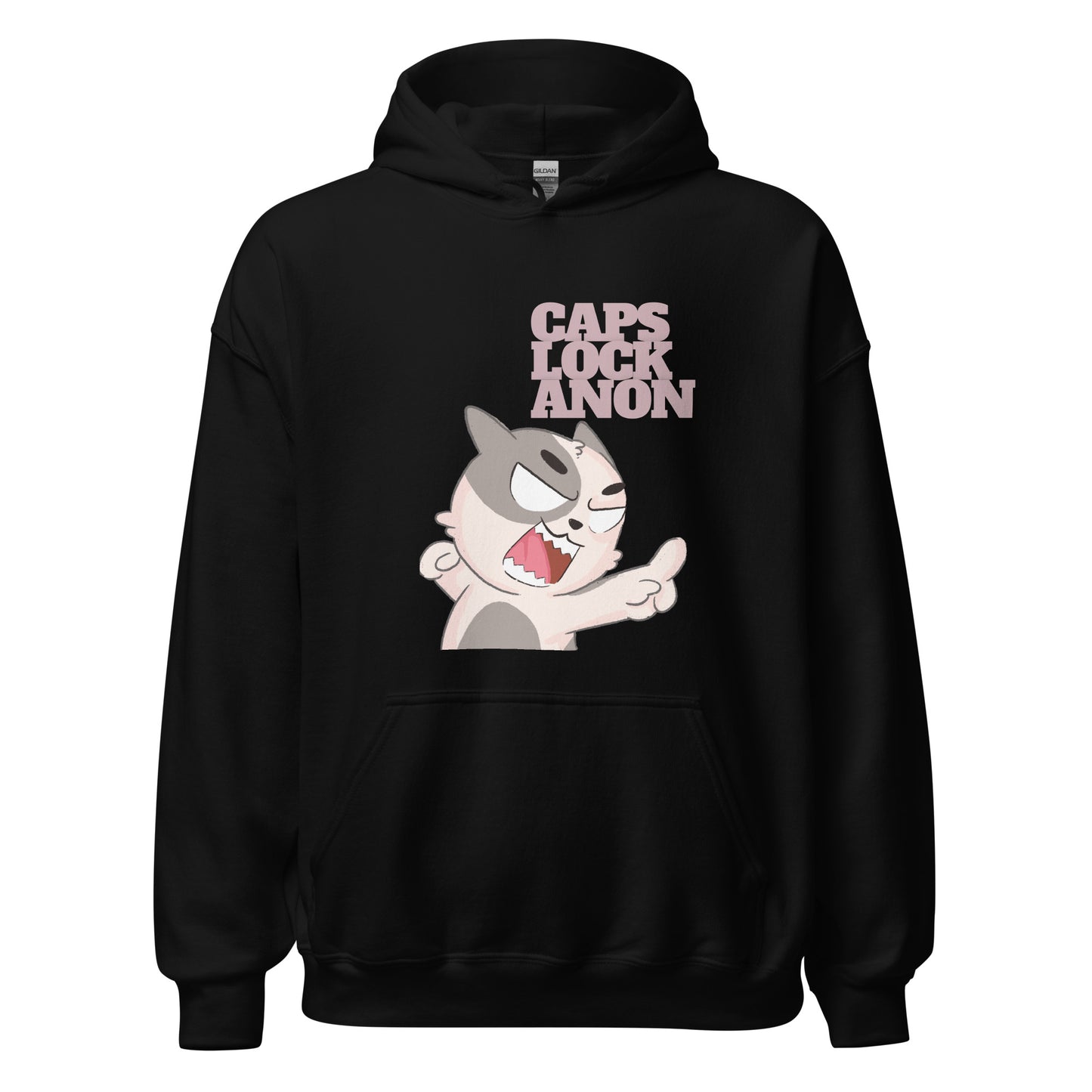 Caps Lock Anon - Men's Hoodie