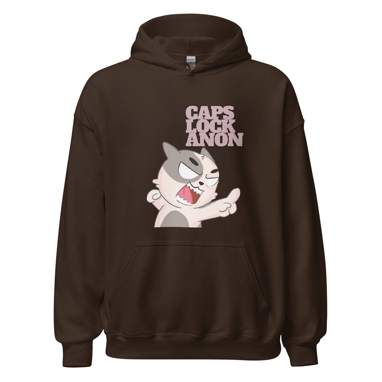 Caps Lock Anon - Men's Hoodie