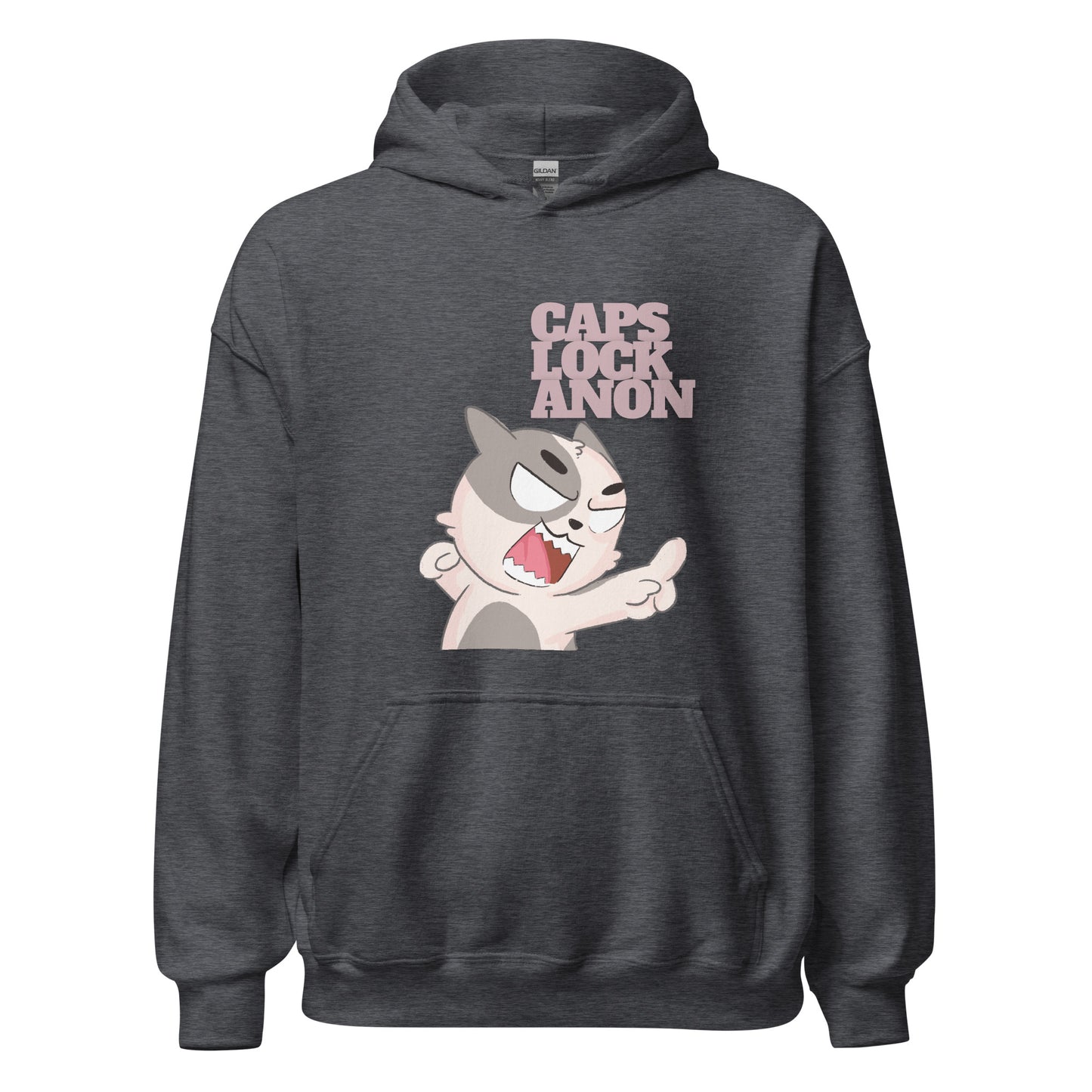 Caps Lock Anon - Men's Hoodie