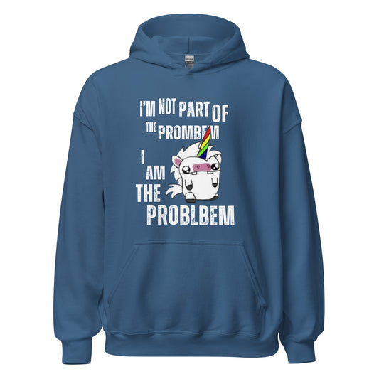 Women's Graphic Hoodie - "I'm Not Part of the Problem" | Tee Noodle