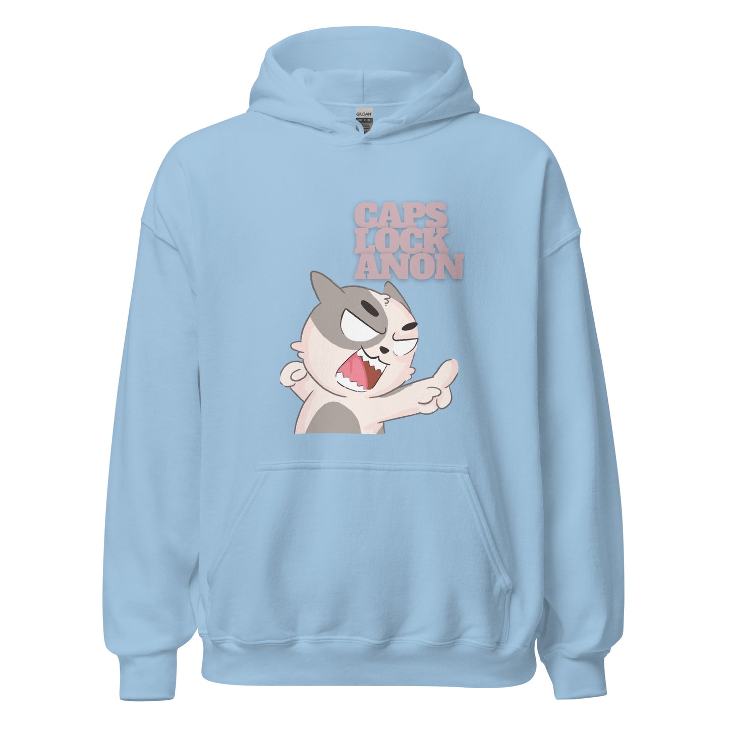 Caps Lock Anon - Men's Hoodie