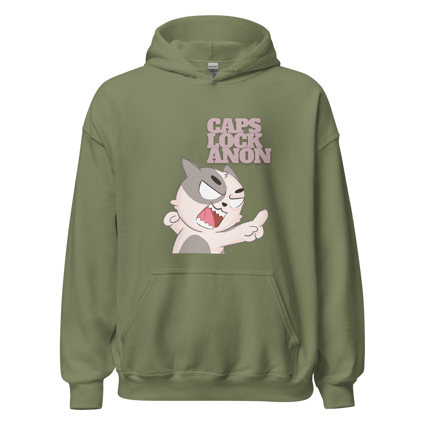 Caps Lock Anon - Men's Hoodie