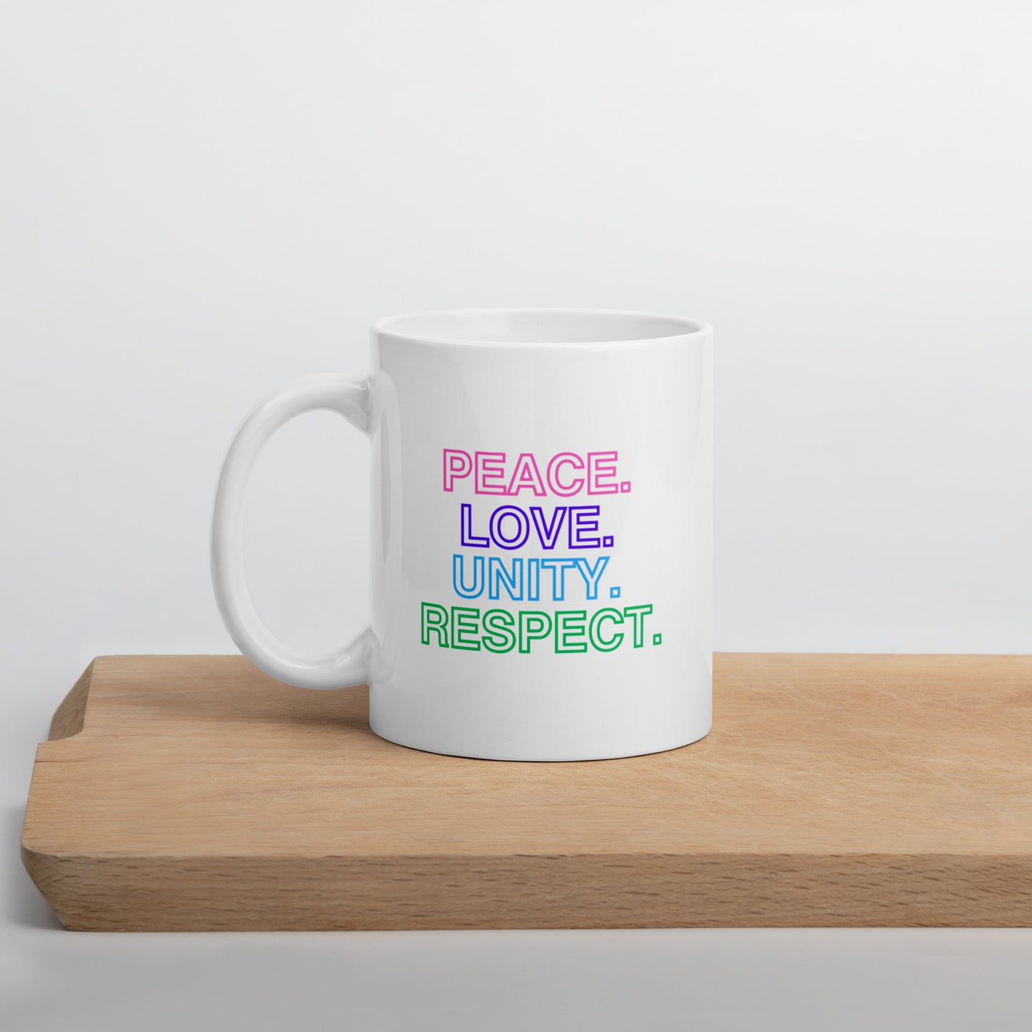 PLUR - White Glossy Mug