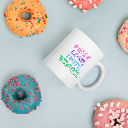 PLUR - White Glossy Mug