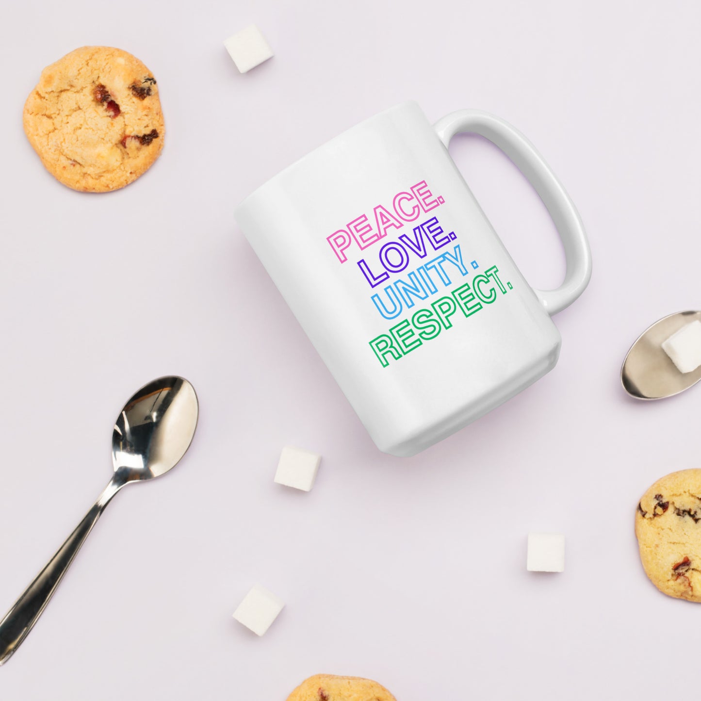 PLUR - White Glossy Mug