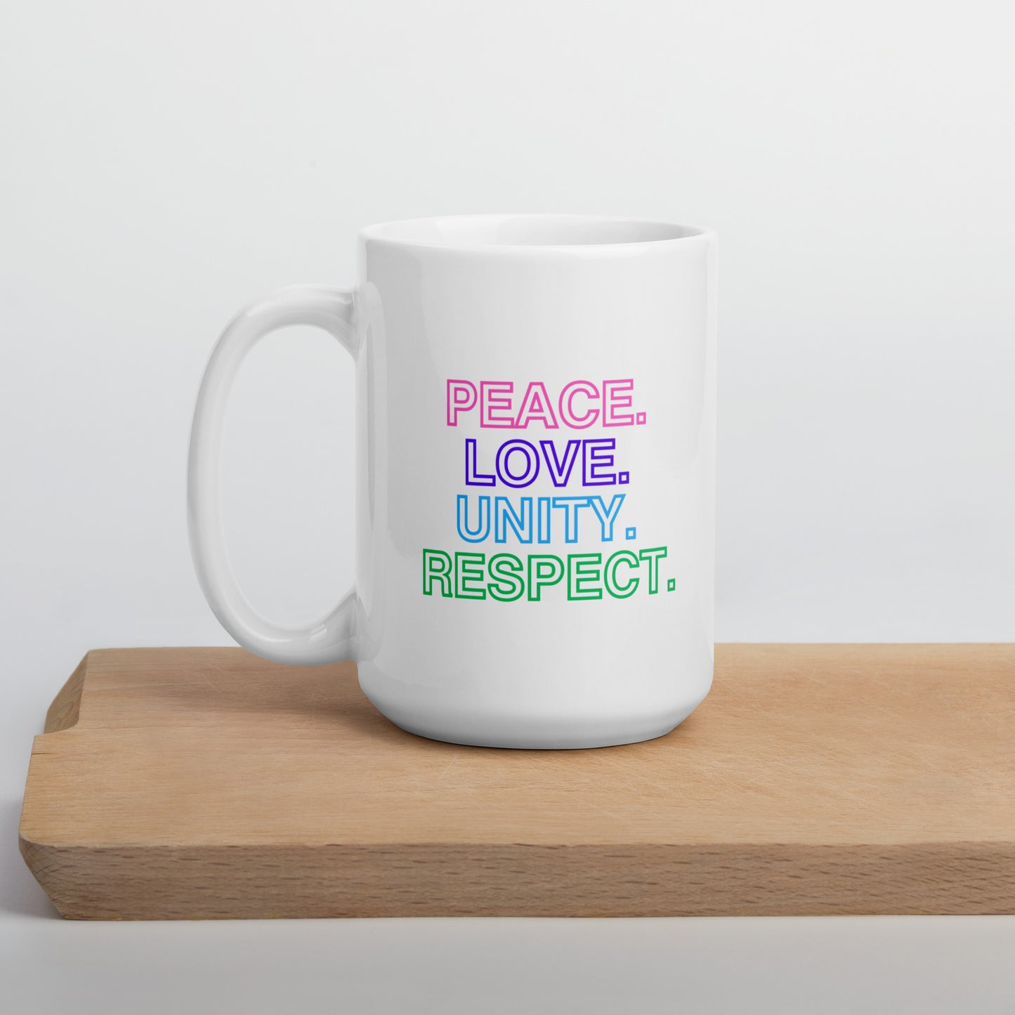 PLUR - White Glossy Mug