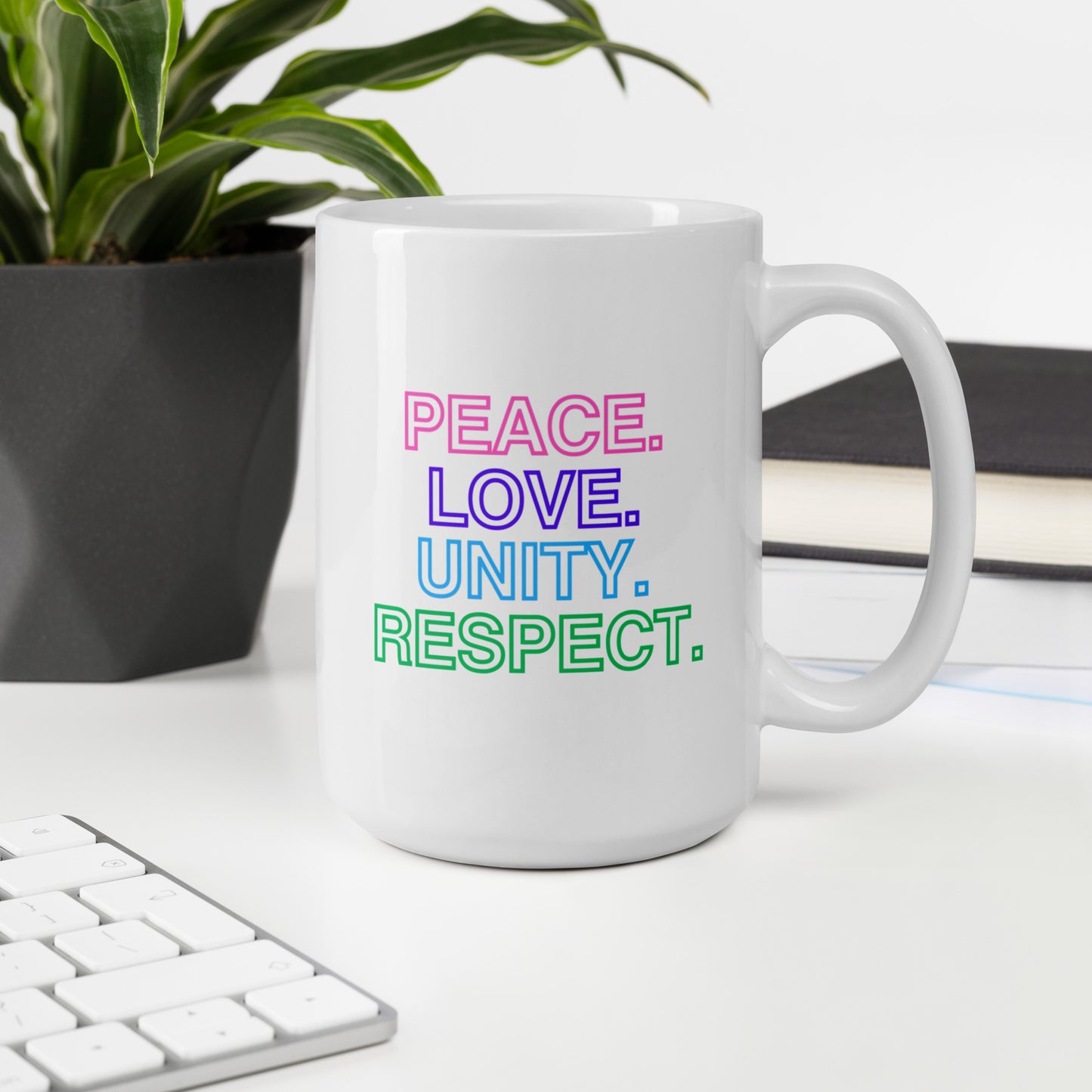 PLUR - White Glossy Mug