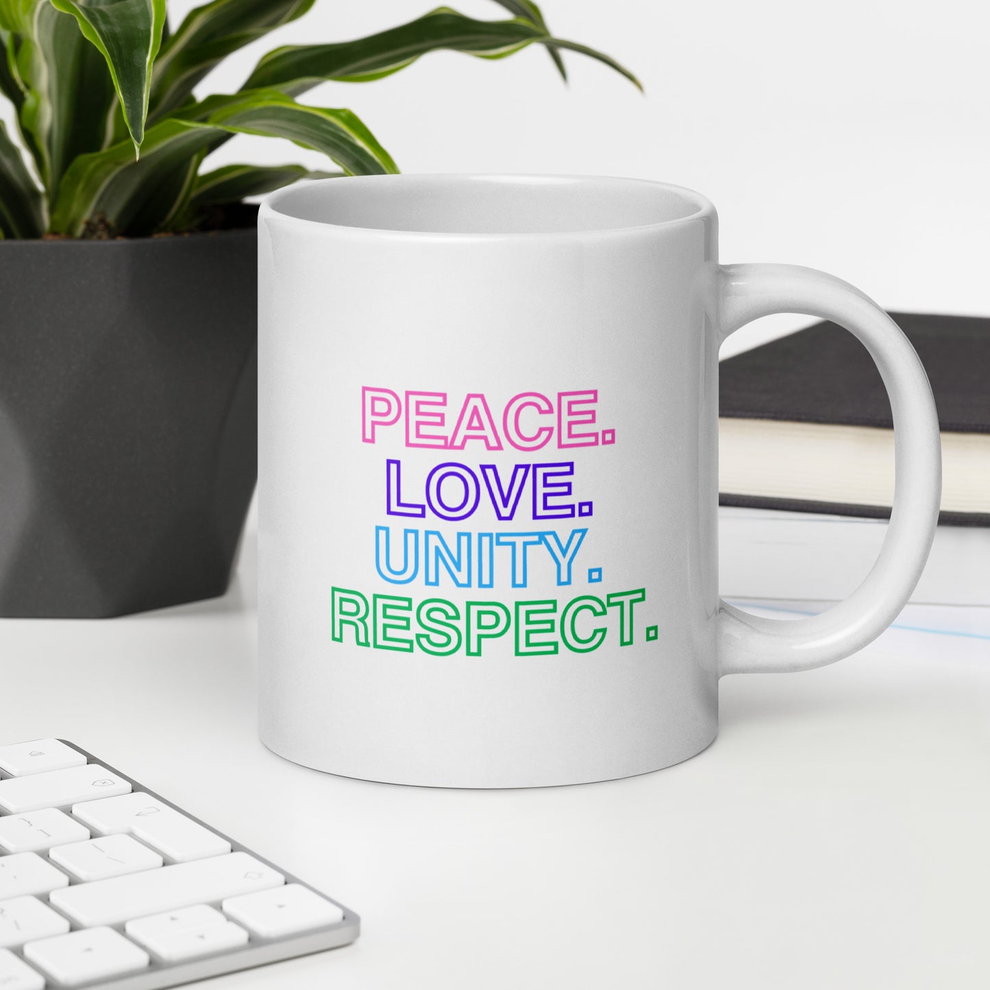 PLUR - White Glossy Mug