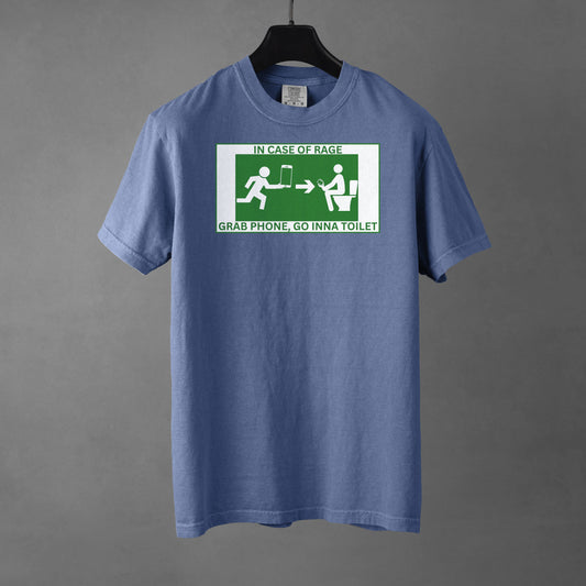 Men's Graphic T-Shirt - "In Case of Rage" | Tee Noodle