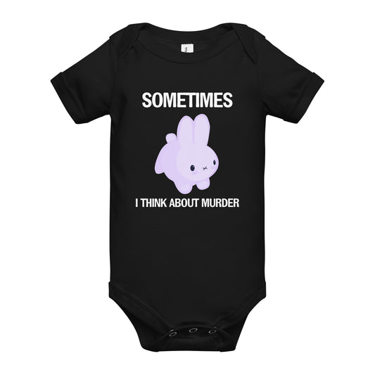 Sometimes I Think About... - Baby Short Sleeve One Piece