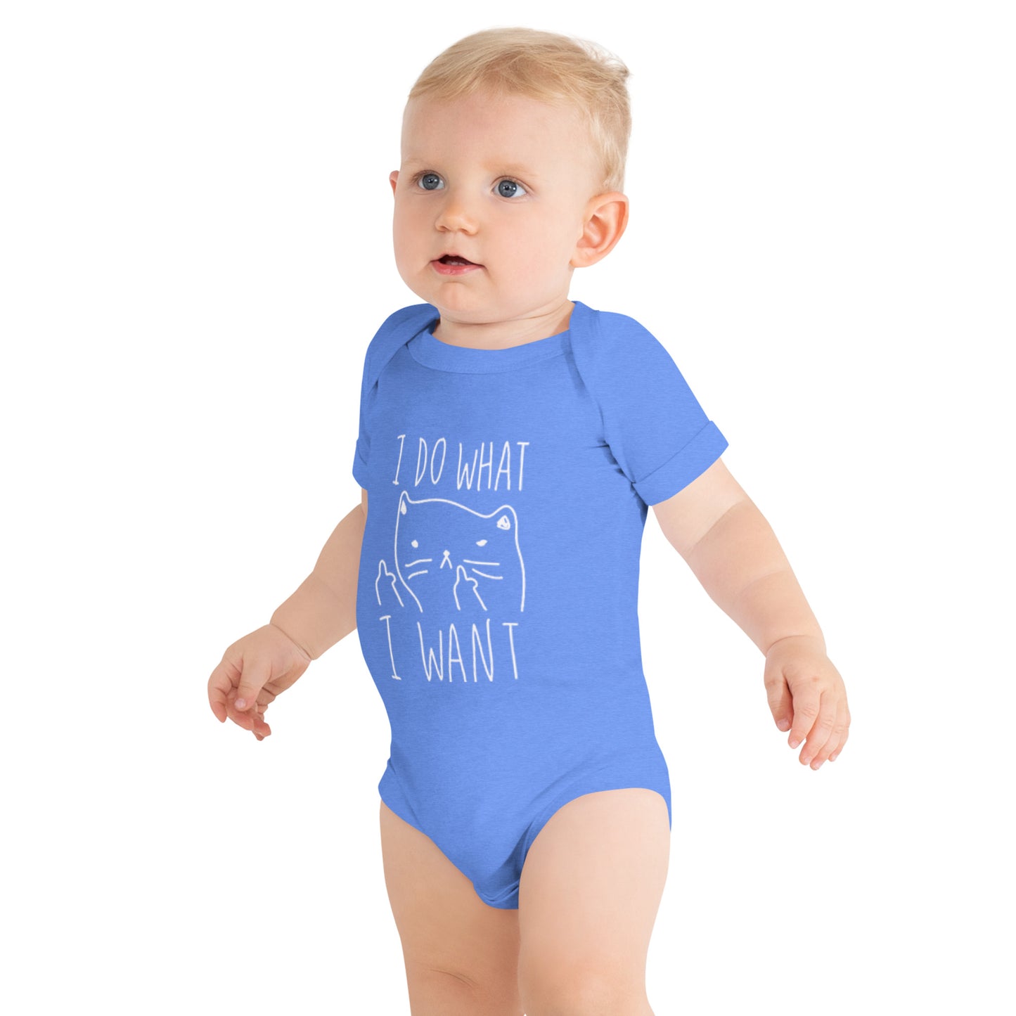 I Do What I Want - Baby Short Sleeve One Piece