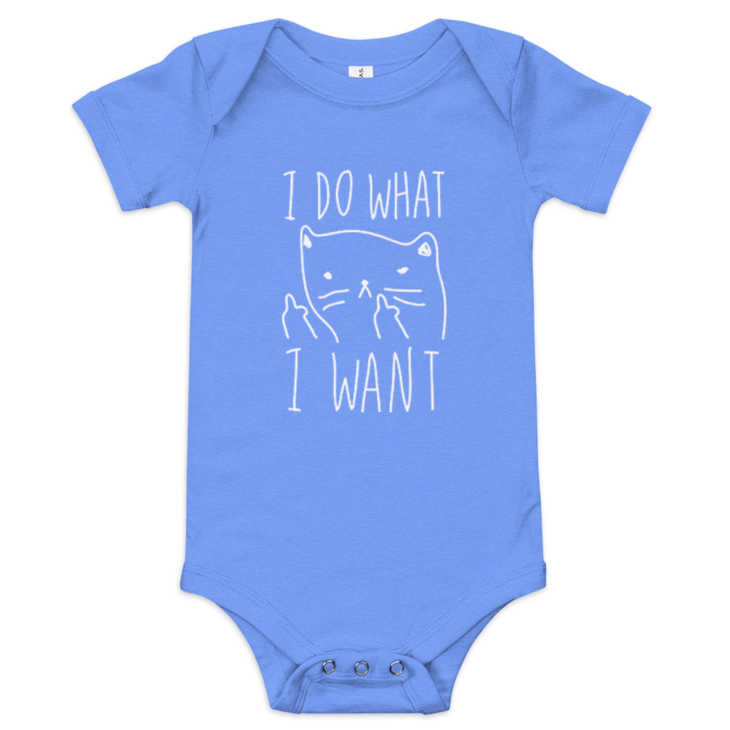 I Do What I Want - Baby Short Sleeve One Piece