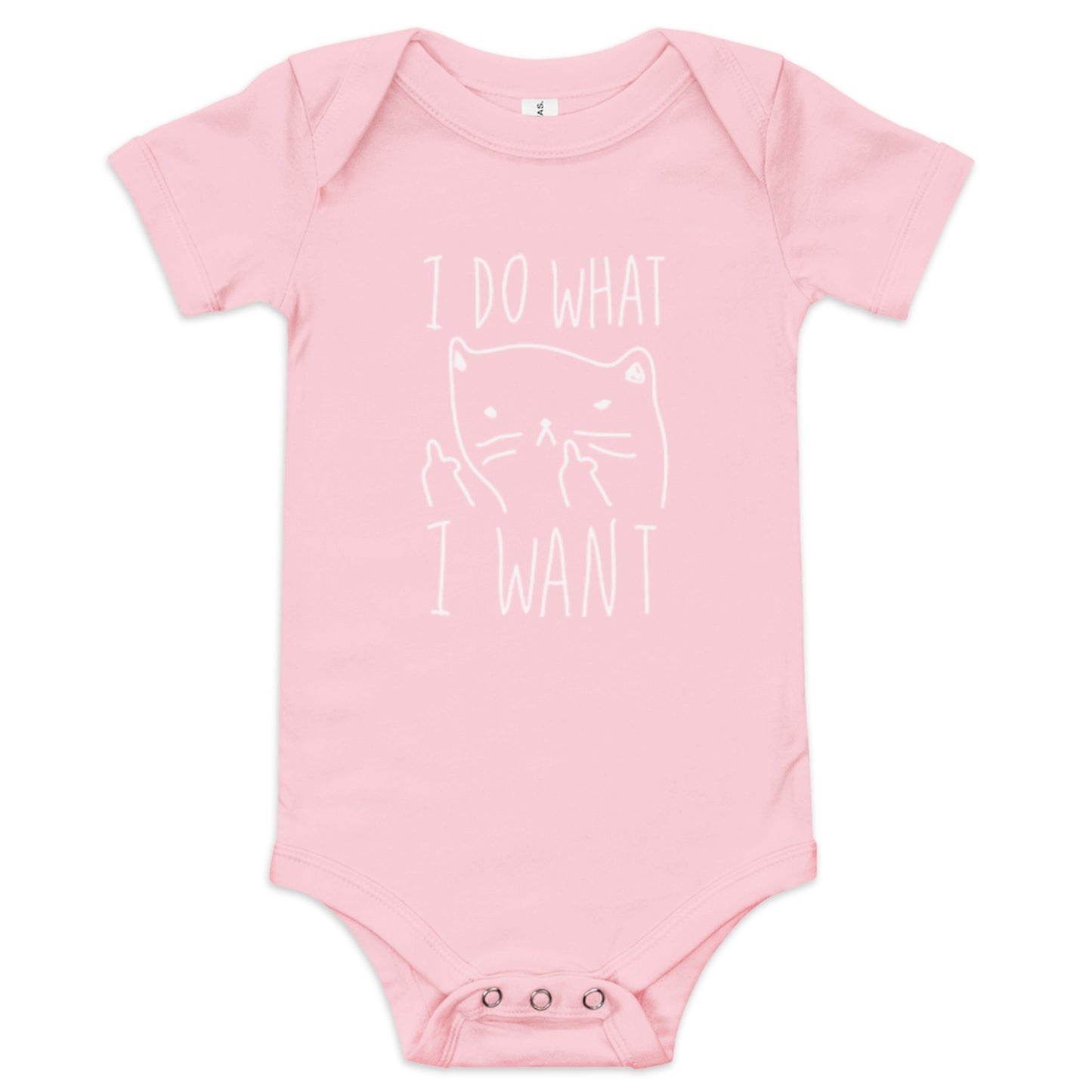 I Do What I Want - Baby Short Sleeve One Piece