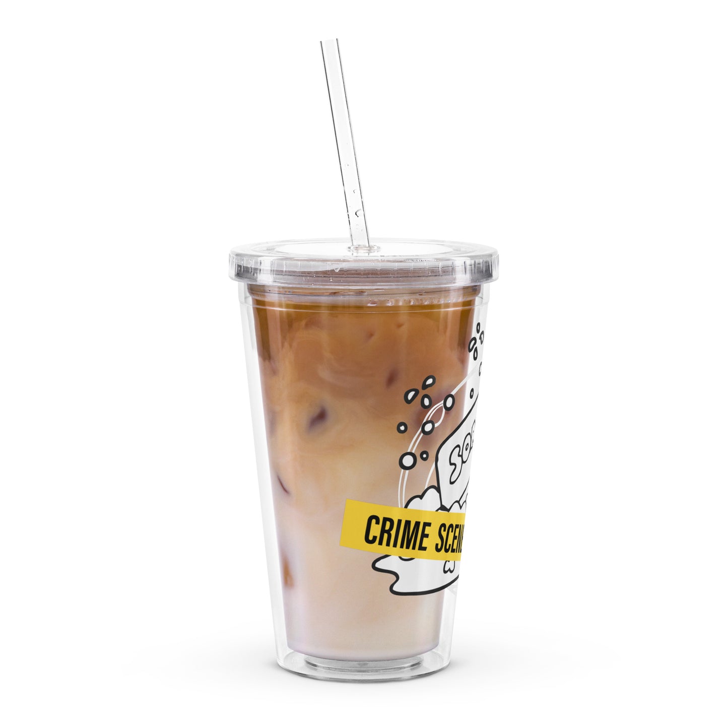 Crime Scene - Clear Plastic Tumbler