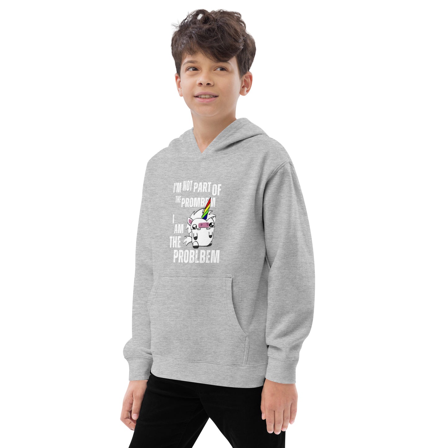 I'm Not Part of the Prombem - Kids Fleece Hoodie