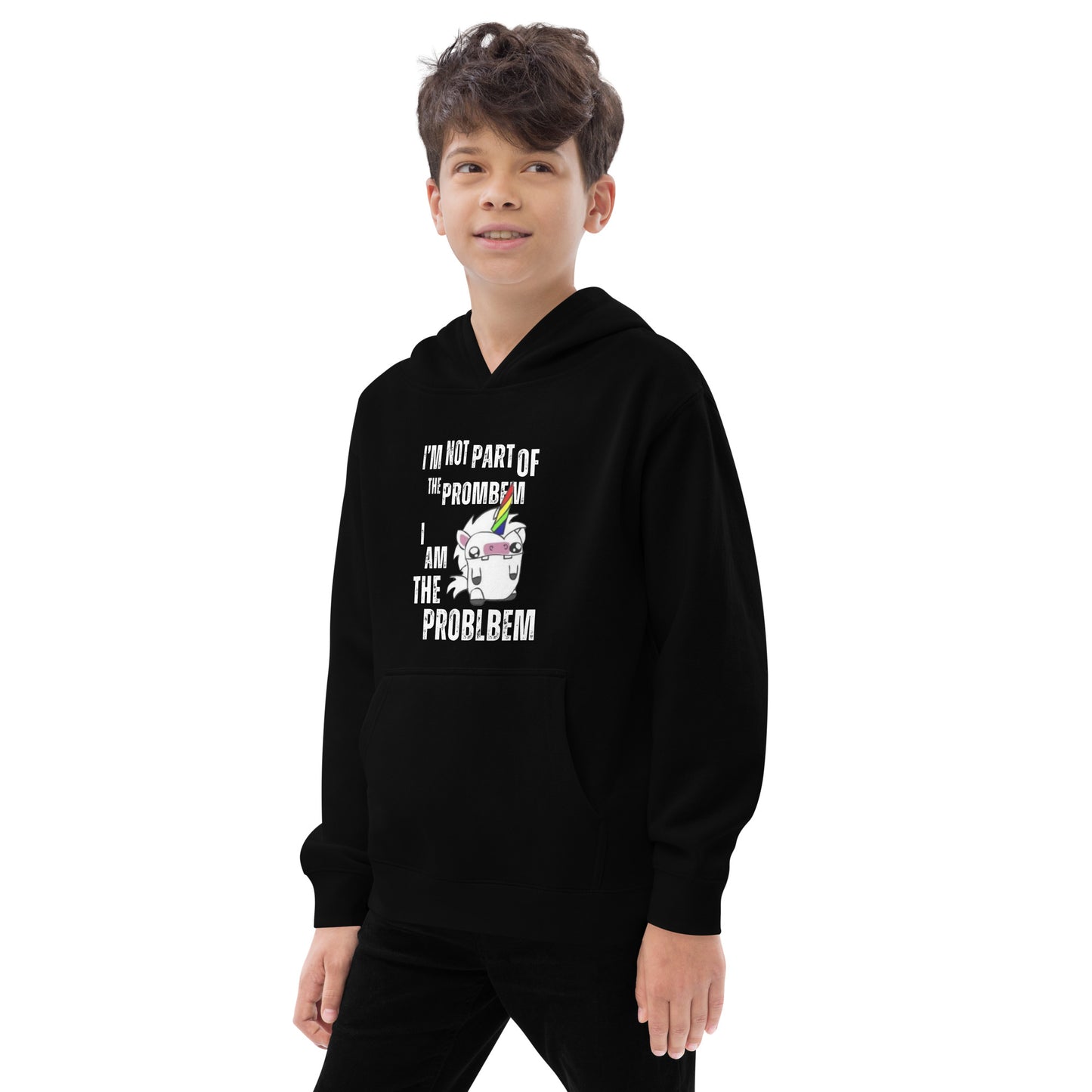 I'm Not Part of the Prombem - Kids Fleece Hoodie