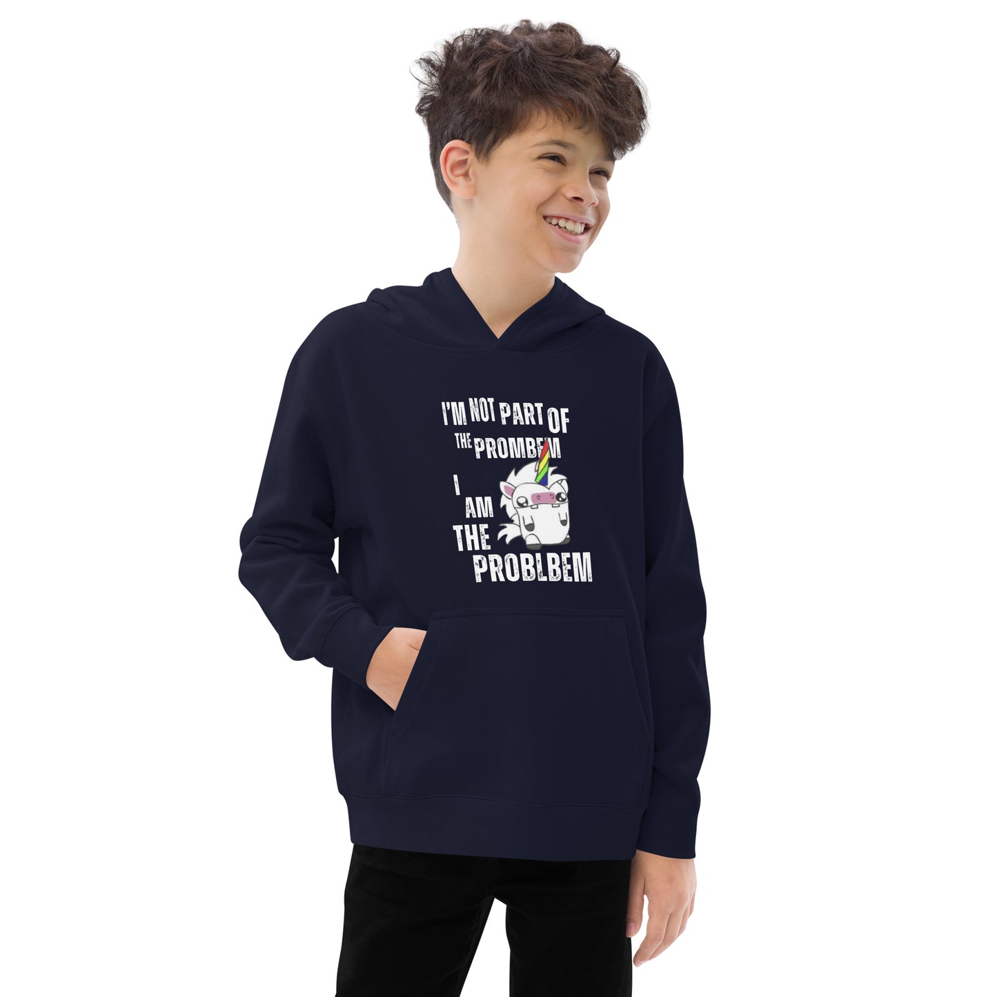 I'm Not Part of the Prombem - Kids Fleece Hoodie