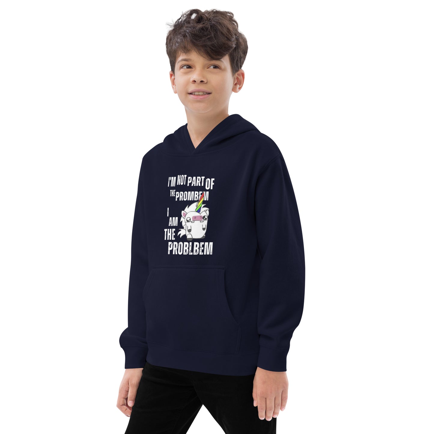 I'm Not Part of the Prombem - Kids Fleece Hoodie