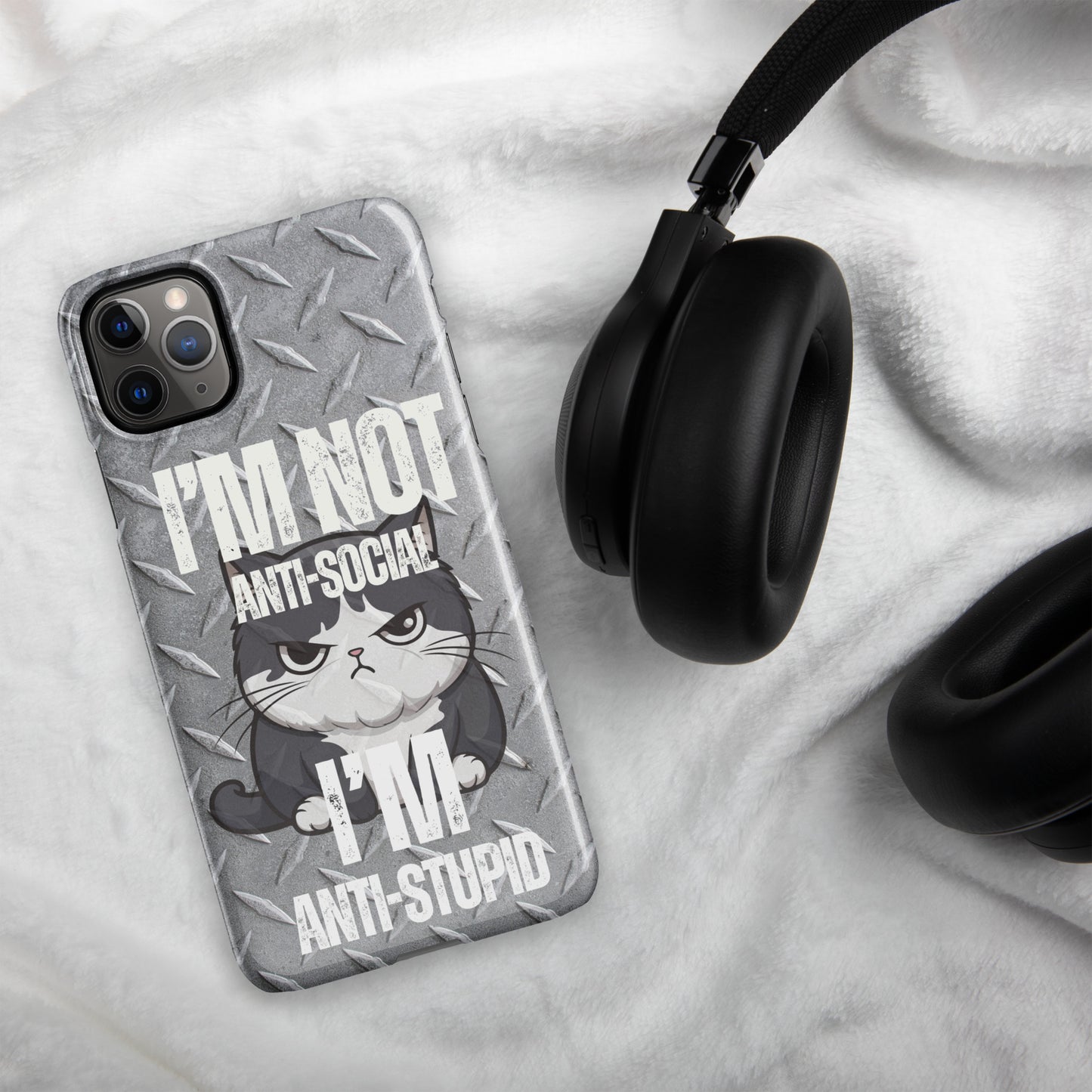 Anti-Social Monotone - Snap case for iPhone®