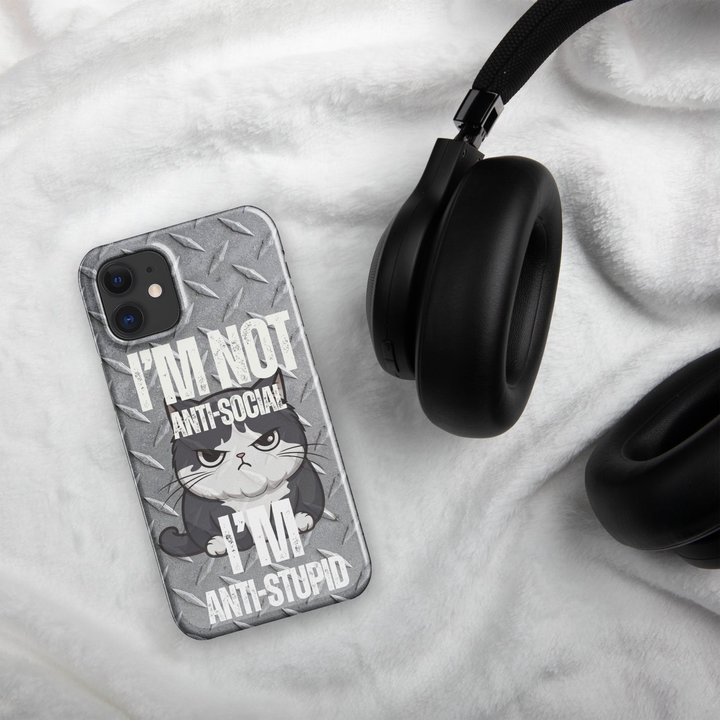 Anti-Social Monotone - Snap case for iPhone®