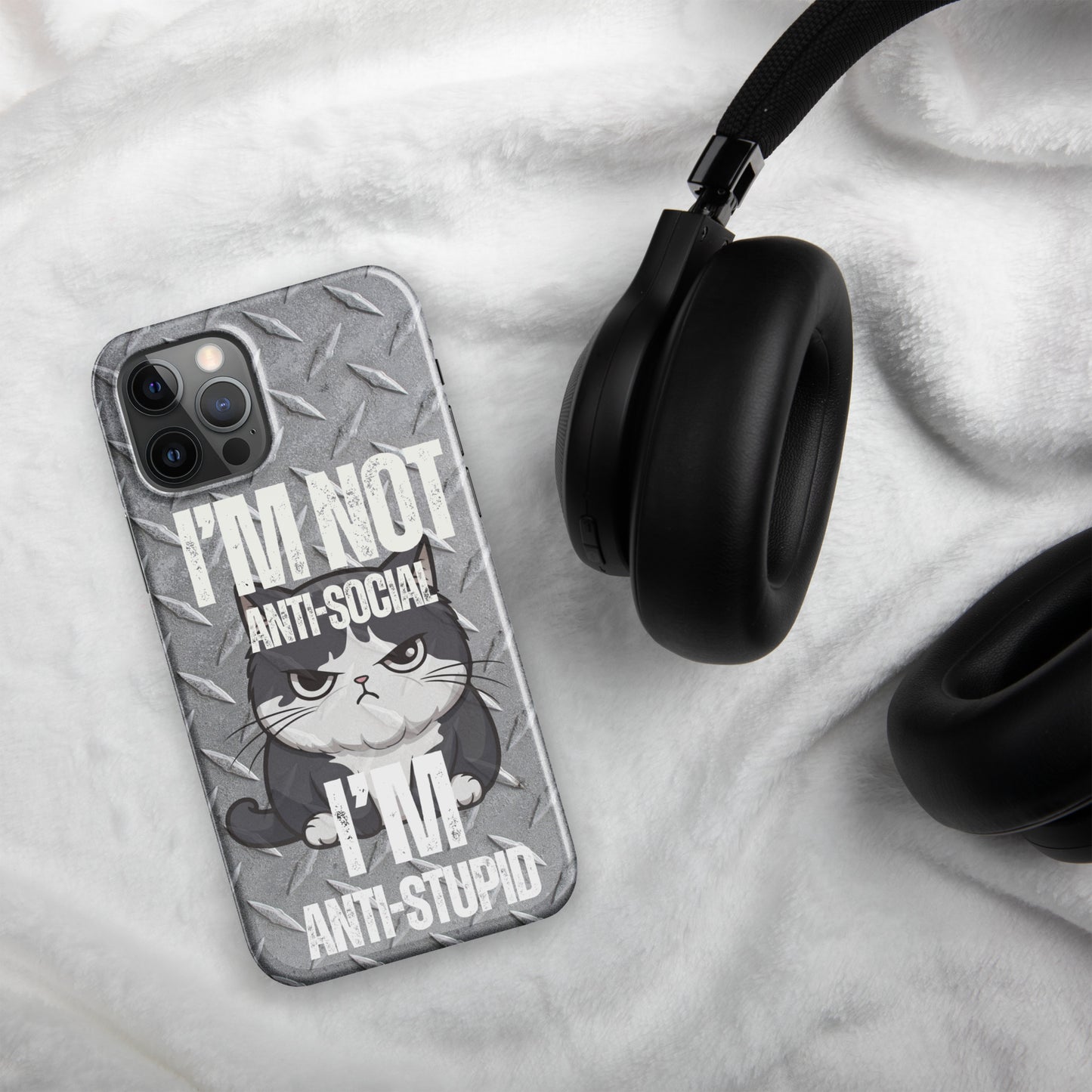 Anti-Social Monotone - Snap case for iPhone®