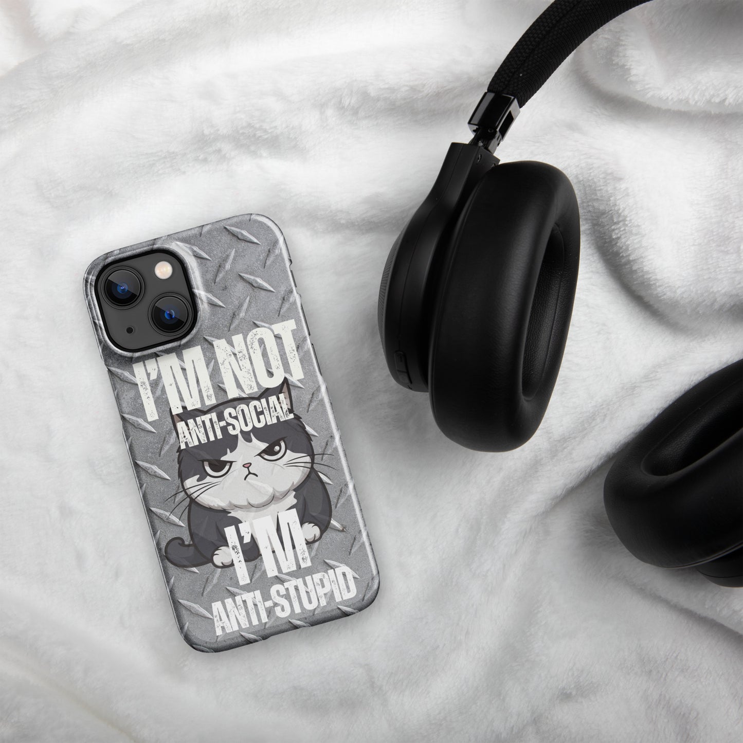 Anti-Social Monotone - Snap case for iPhone®