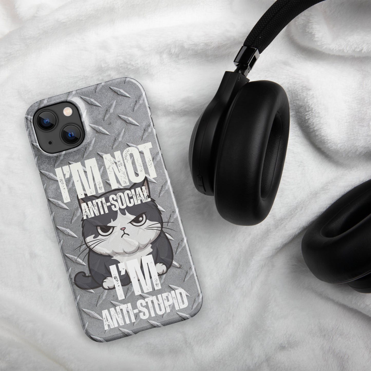 Anti-Social Monotone - Snap case for iPhone®