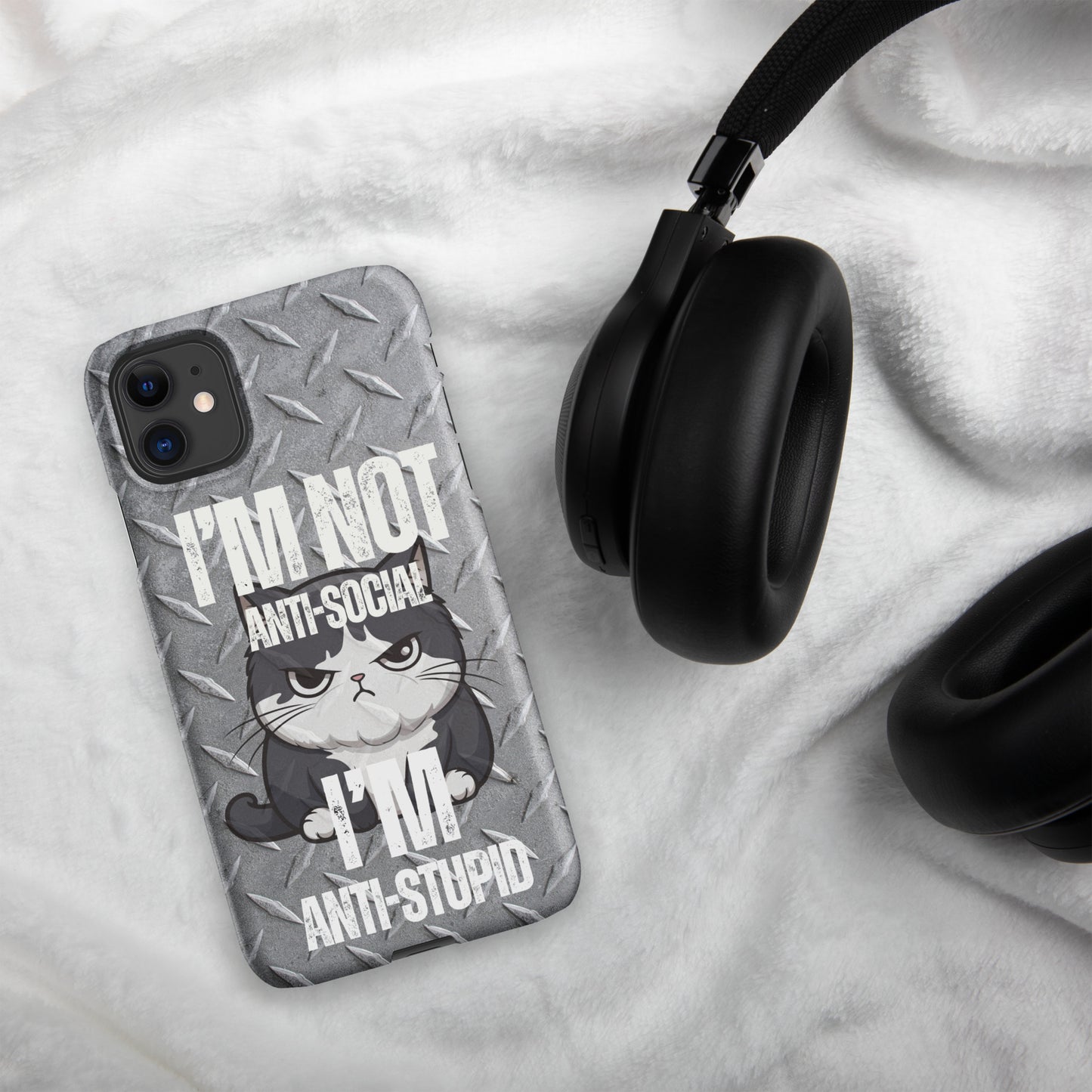 Anti-Social Monotone - Snap case for iPhone®