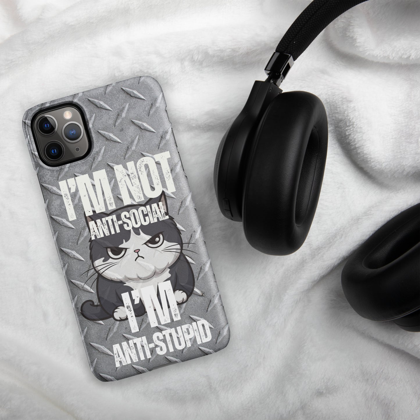 Anti-Social Monotone - Snap case for iPhone®