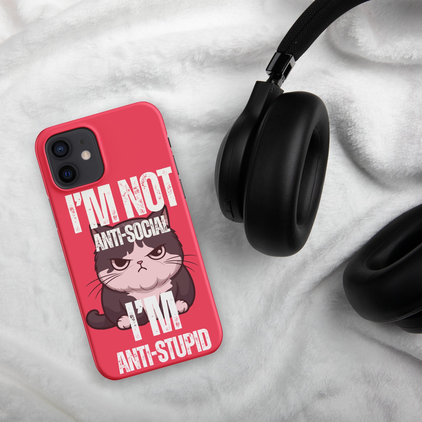 Anti-Social Pink - Snap case for iPhone®