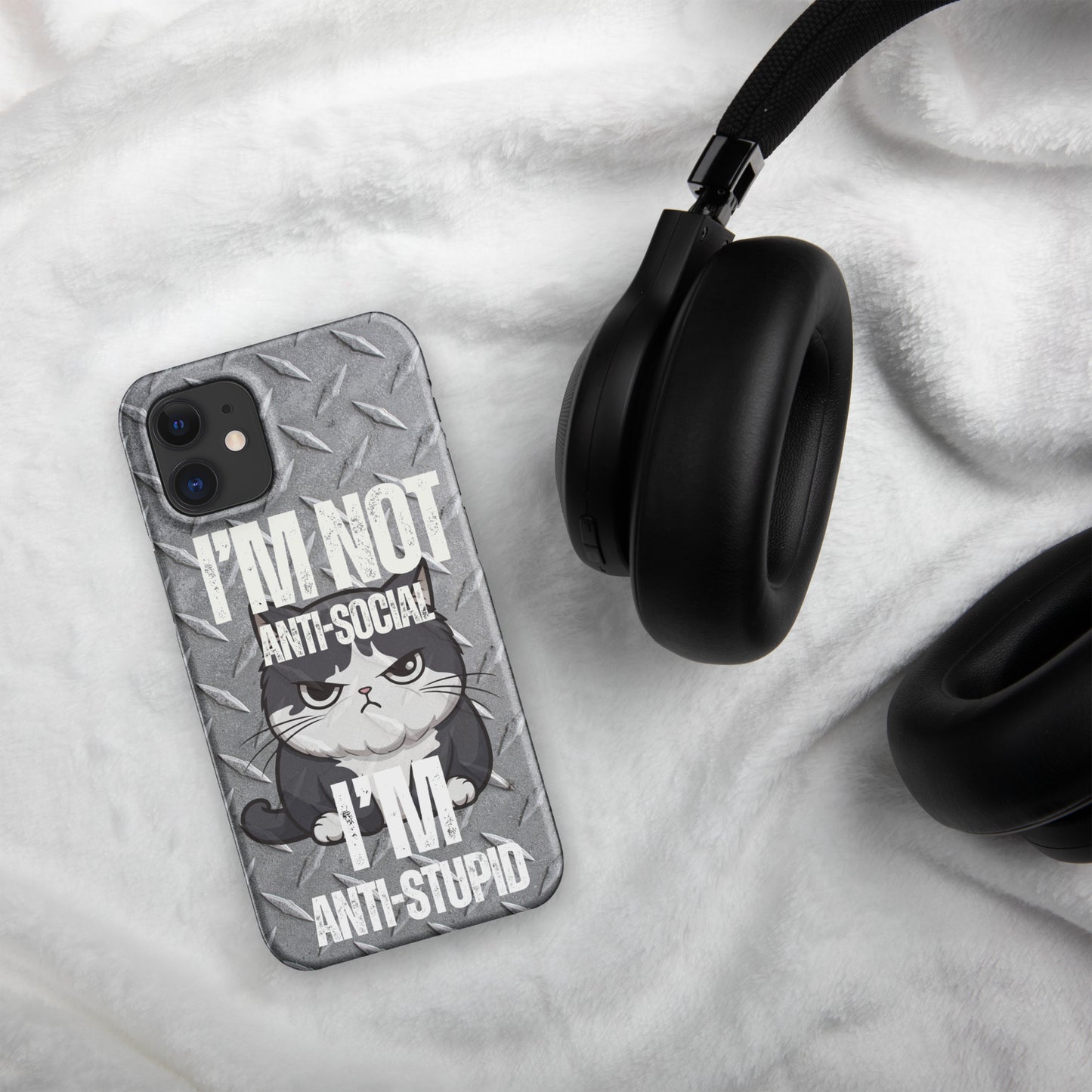 Anti-Social Monotone - Snap case for iPhone®