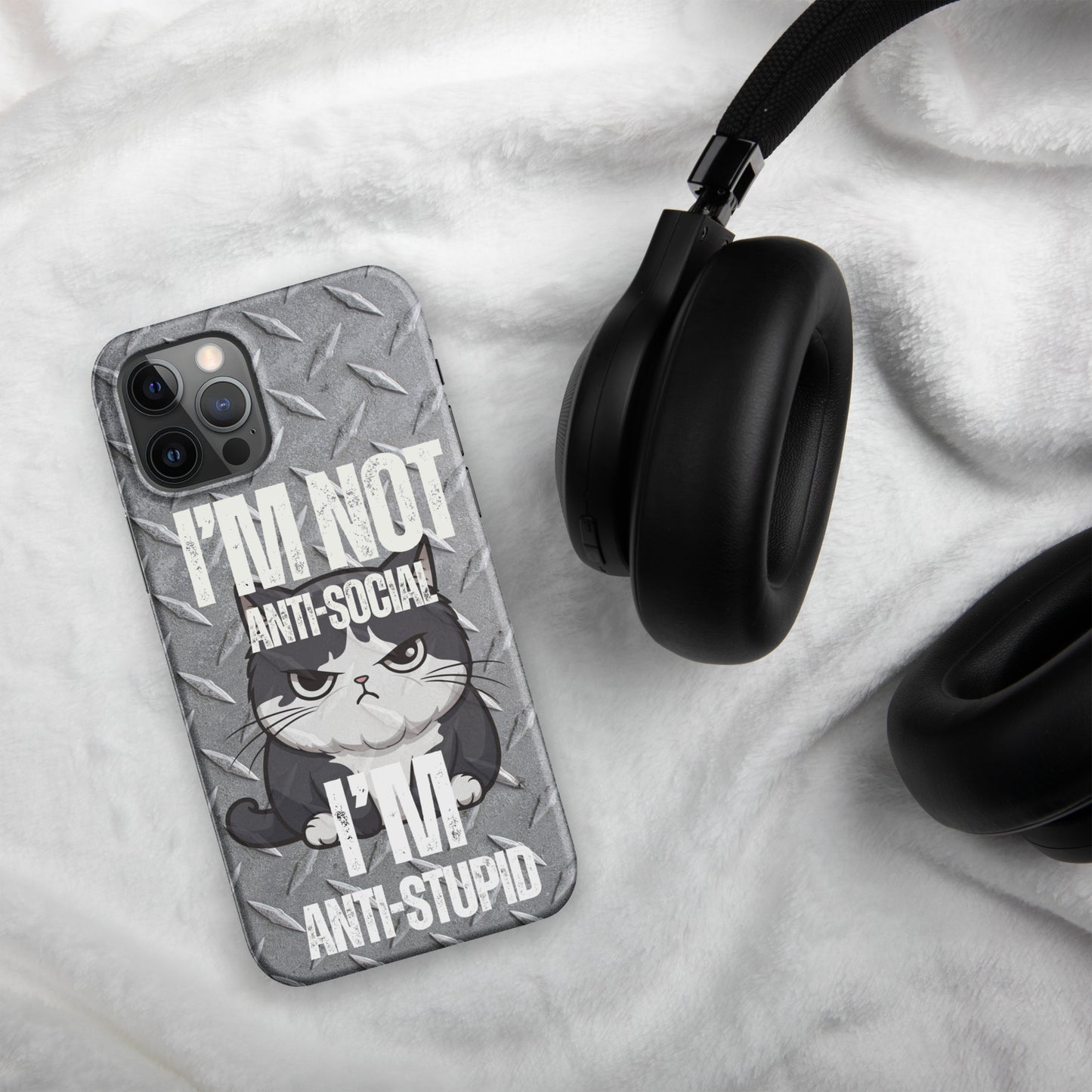 Anti-Social Monotone - Snap case for iPhone®