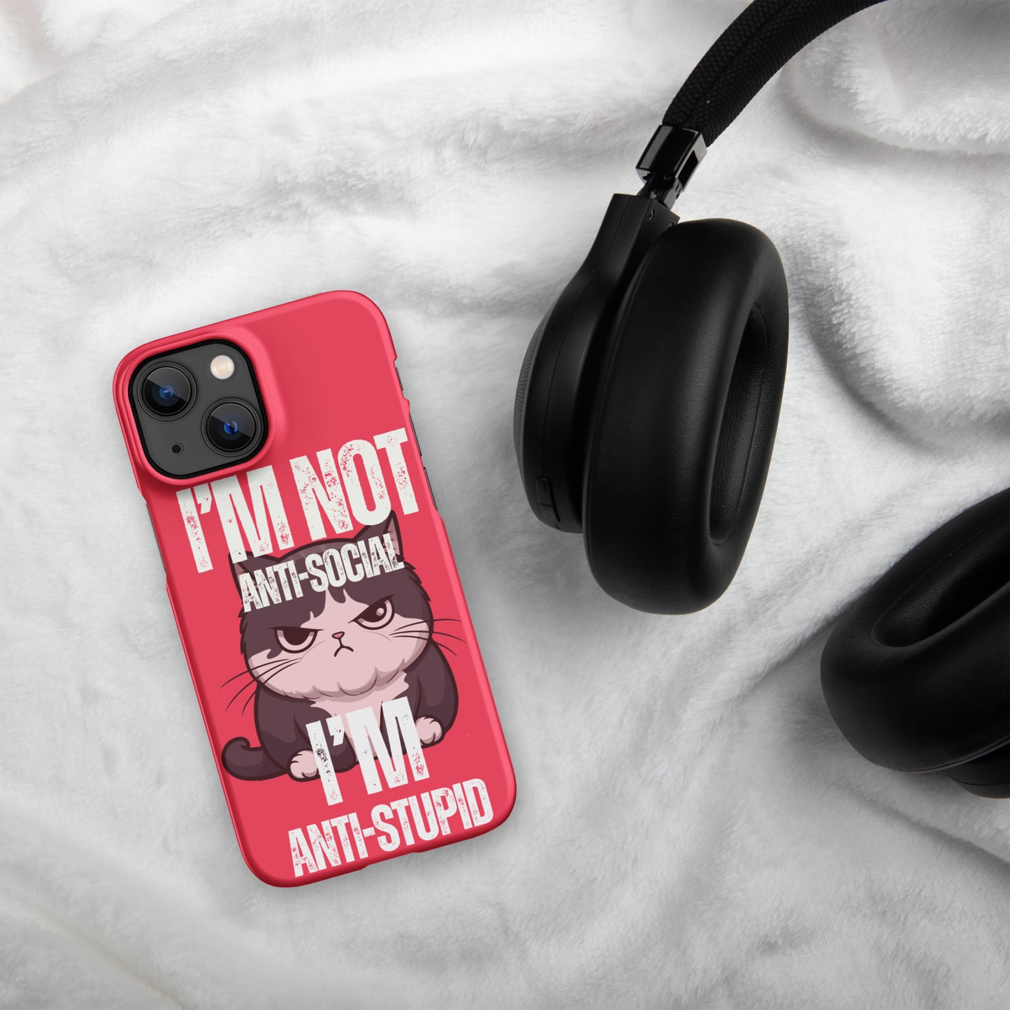 Anti-Social Pink - Snap case for iPhone®