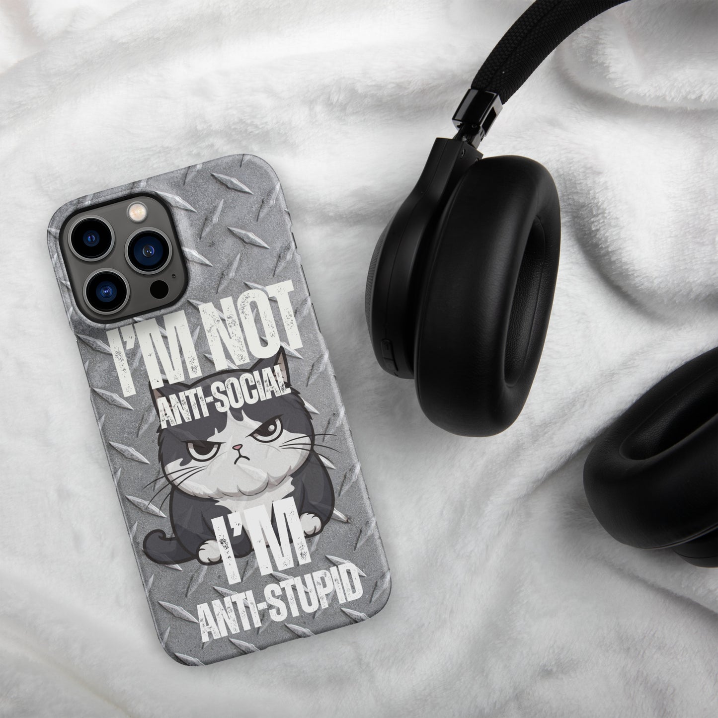 Anti-Social Monotone - Snap case for iPhone®