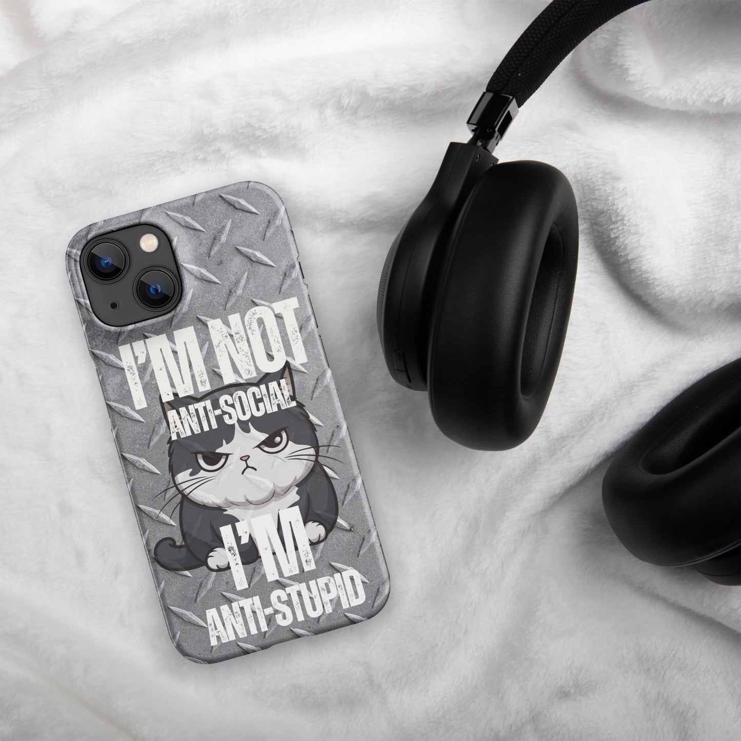 Anti-Social Monotone - Snap case for iPhone®