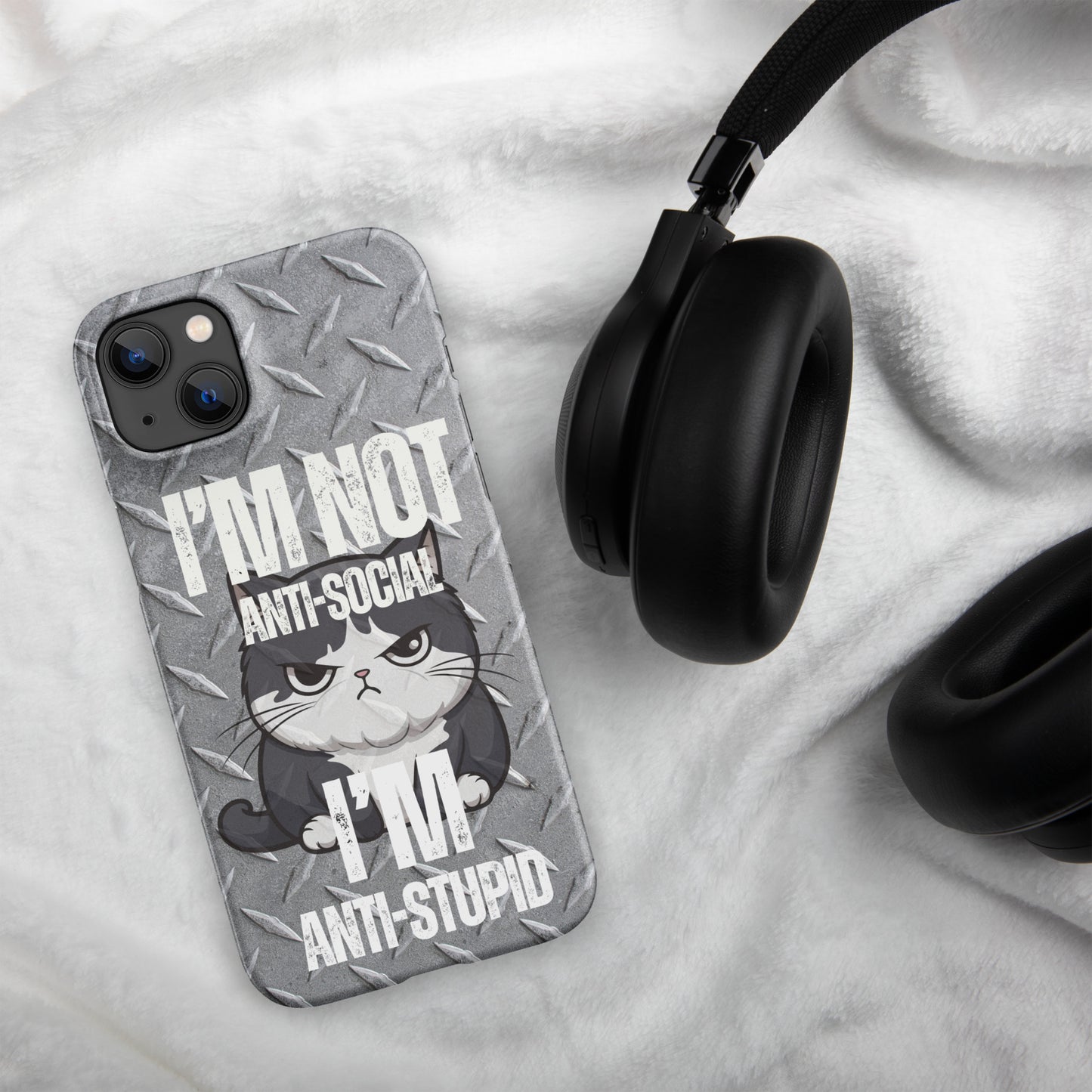 Anti-Social Monotone - Snap case for iPhone®