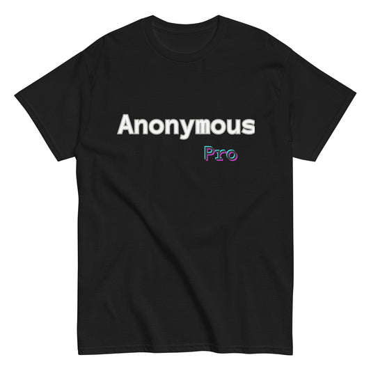 Anonymous Pro Glitchy - Men's Unisex Classic T-Shirt