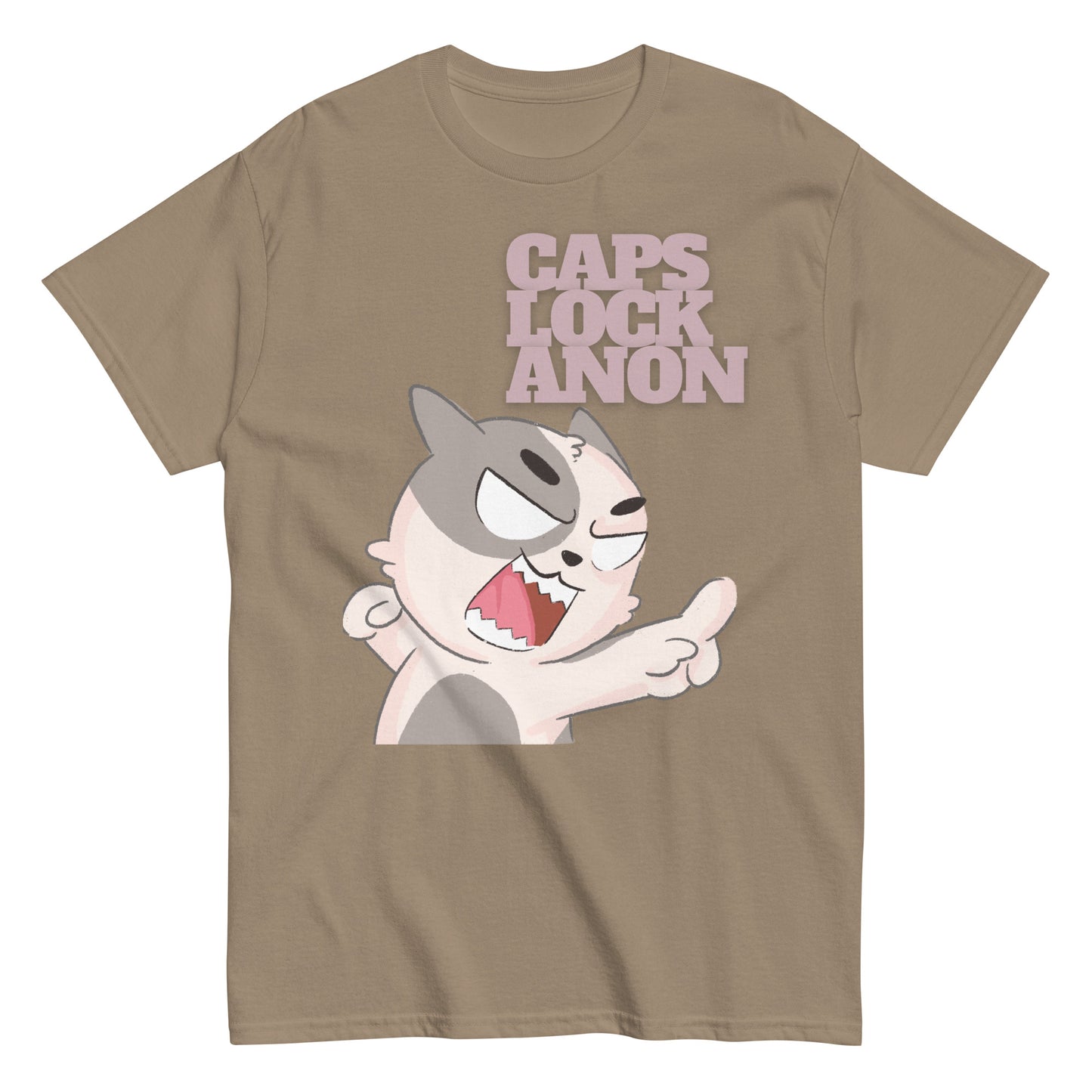 Caps Lock Anon - Men's Unisex Classic T-Shirt