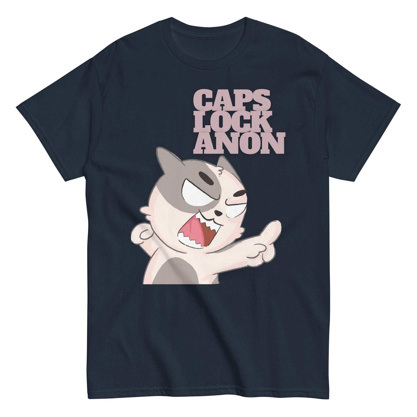 Caps Lock Anon - Womens T-Shirt