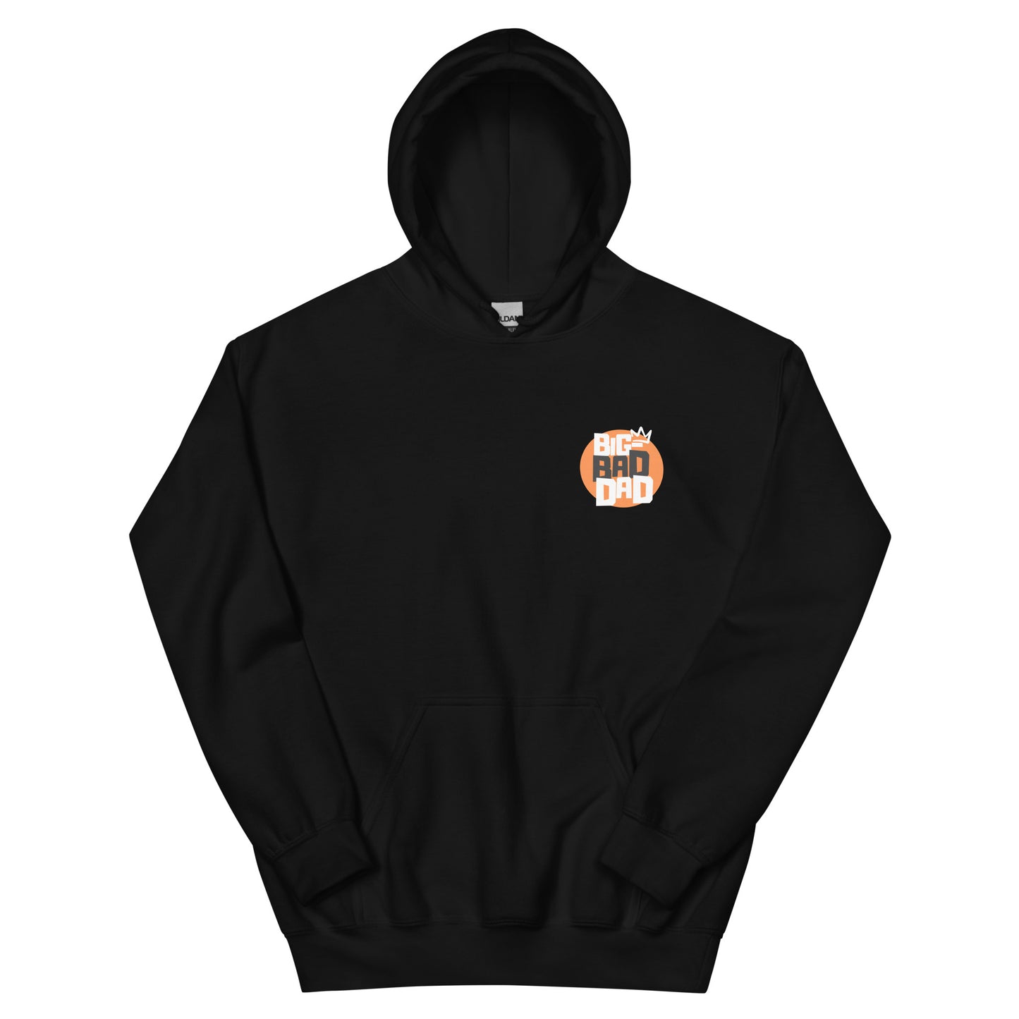 Big Bad Dad Small Logo - Mens Hoodie