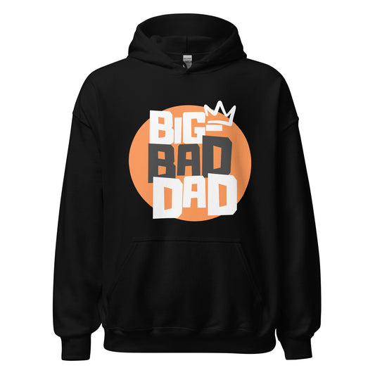 Big Bad Dad Large Logo - Men's Hoodie