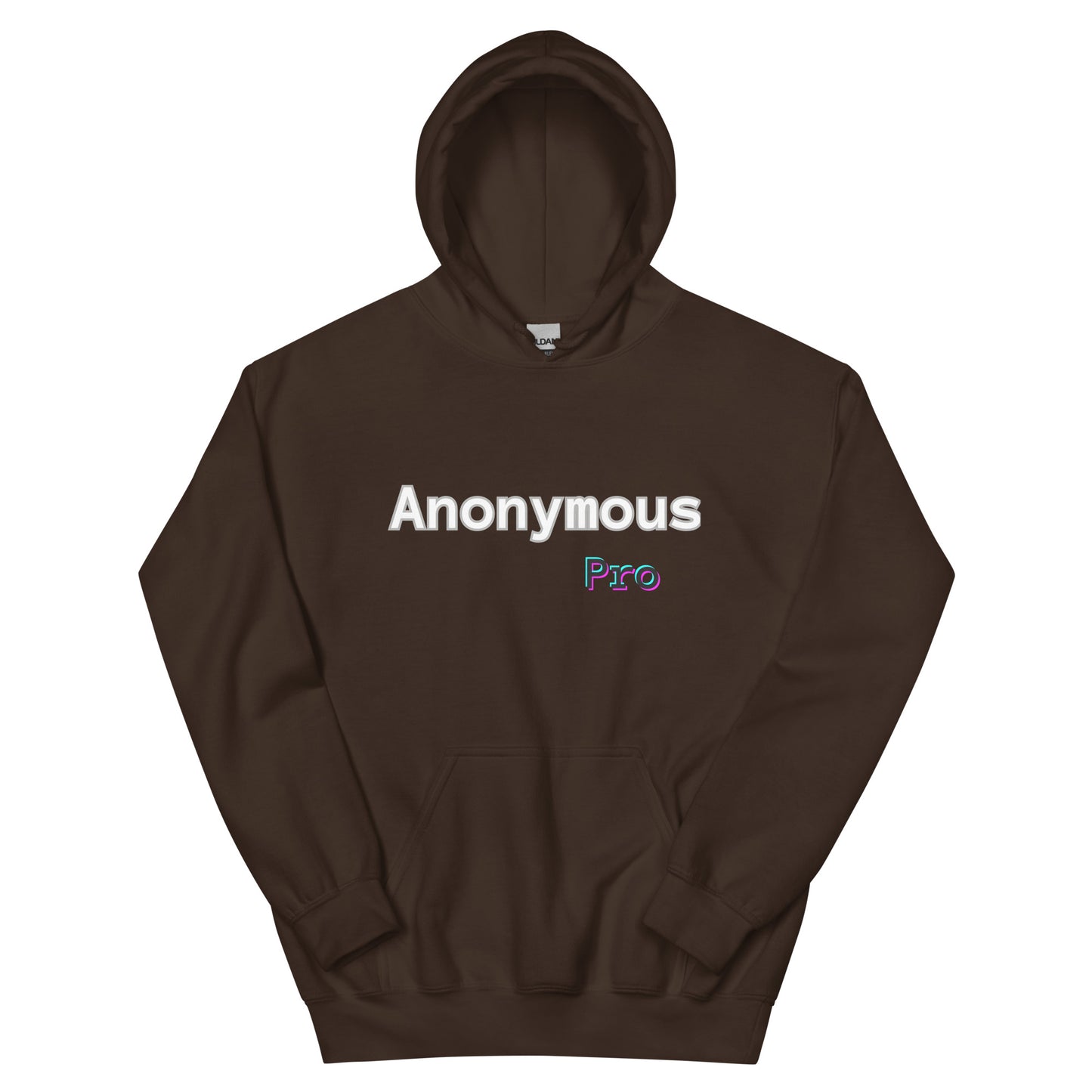 Glitched Anonymous Pro - Womens Hoodie