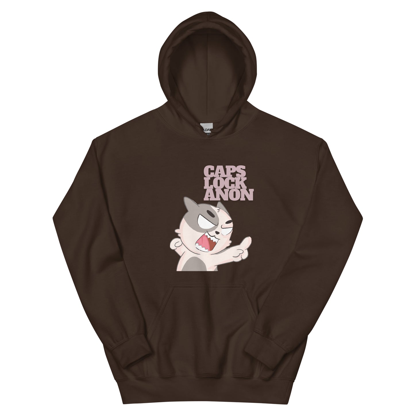 Caps Lock Anon - Womens Hoodie