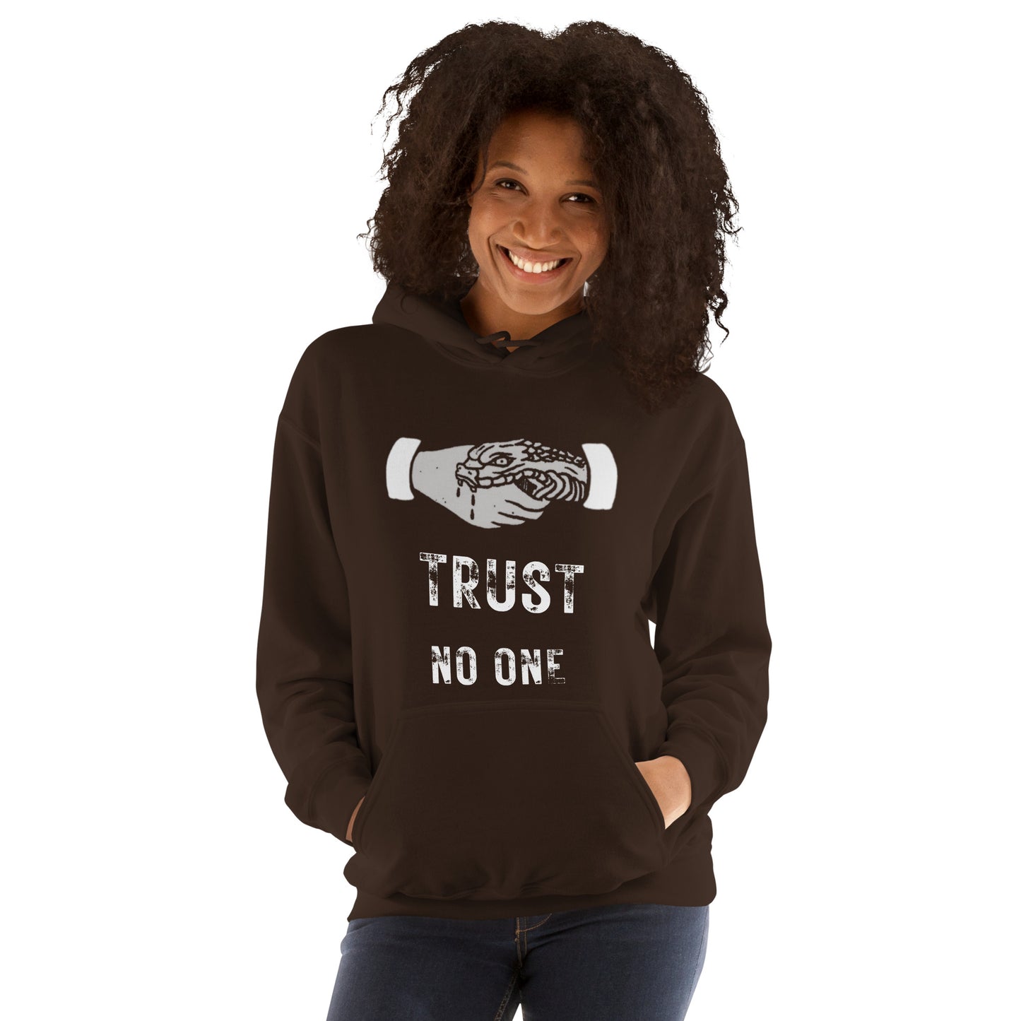 Trust No One - Womens Hoodie