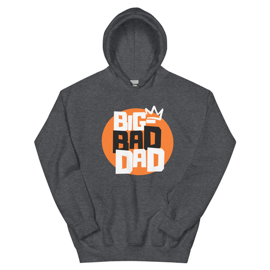 Big Bad Dad Large Logo - Men's Unisex Hoodie