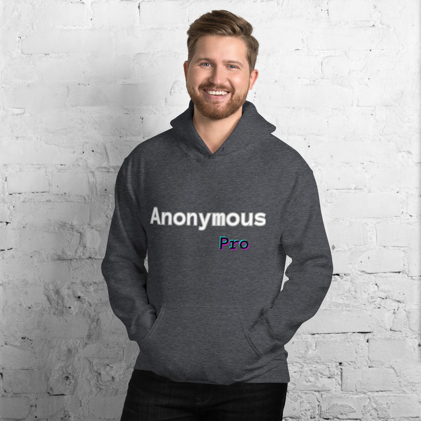 Anonymous Pro Glitches  - Men's Unisex Hoodie