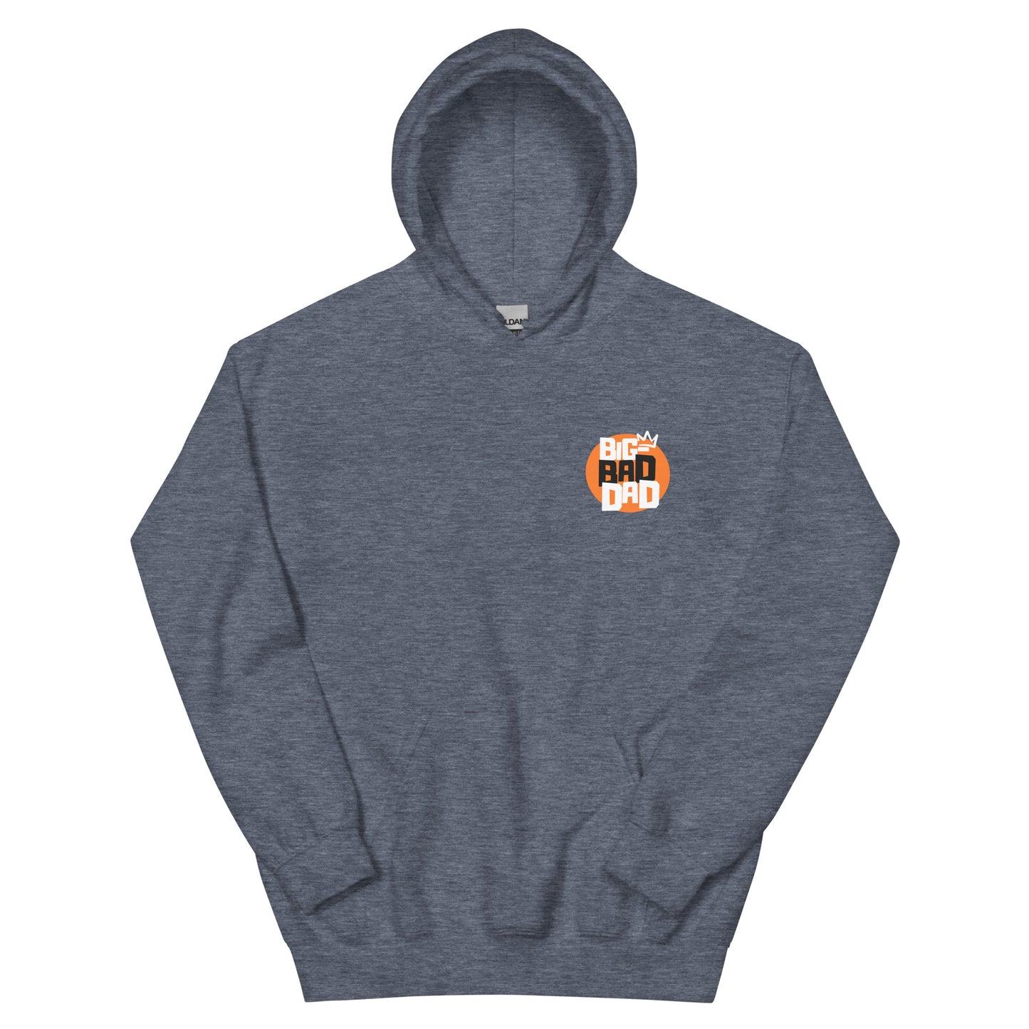 Big Bad Dad Small Logo - Mens Hoodie